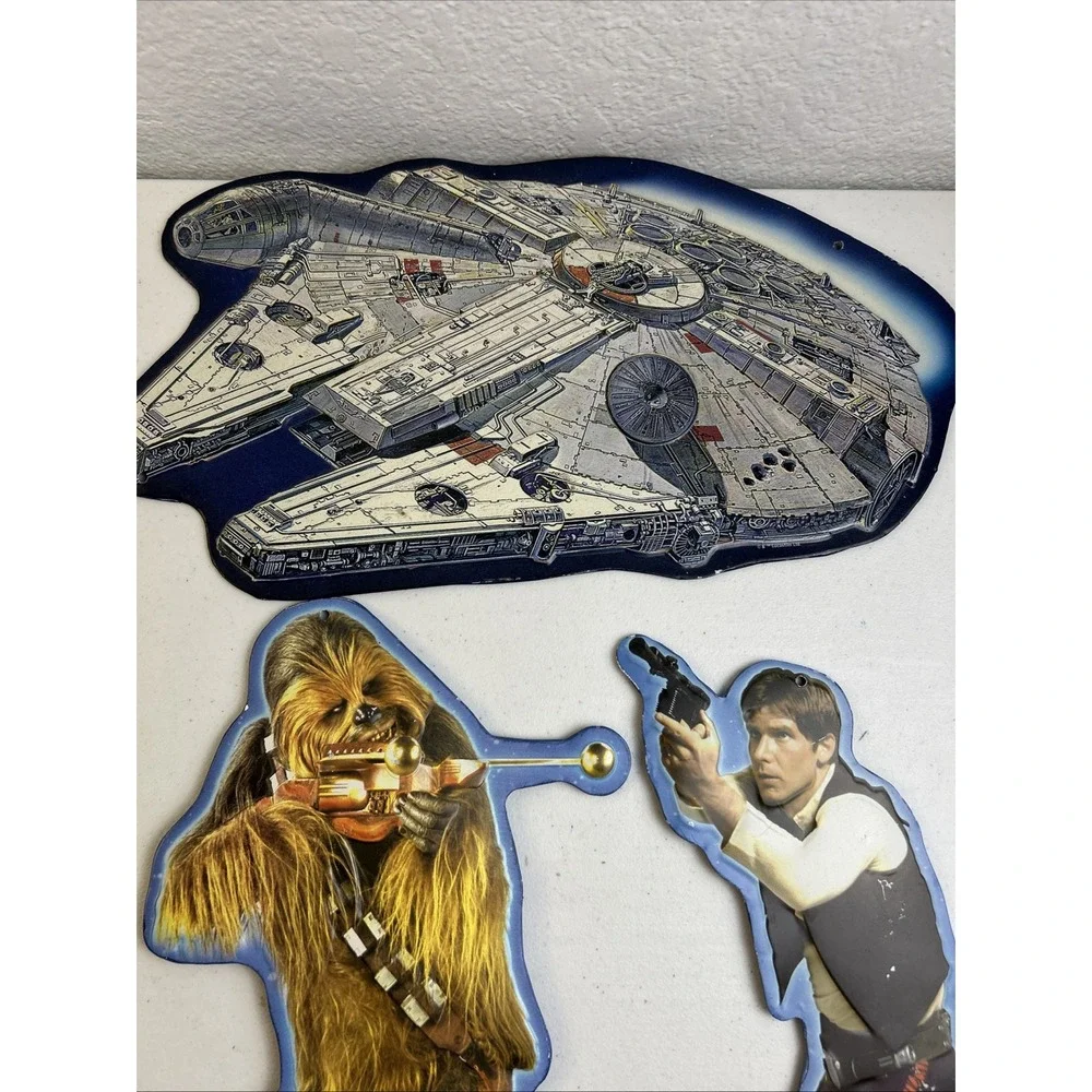 3 Metal Wall Plaques‎ Home Accents Wall Décor Star Wars